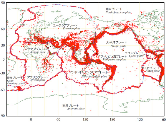 世界の地震 日本の地震 他人事ではもう済まない ウッドピタの地震防災コラム