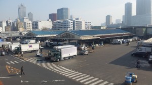 1移転が決まった場内築地市場
