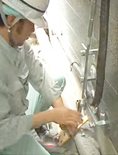 接合プレート取り付け