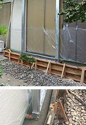 新設基礎コンクリート打設