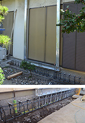 接合ボルトの本締め、完了（塗装仕様）